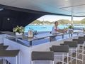 SEVEN SINS Sanlorenzo 52 Steel - sundeck bar SEVEN SINS Sanlorenzo 52 Steel - sundeck bar