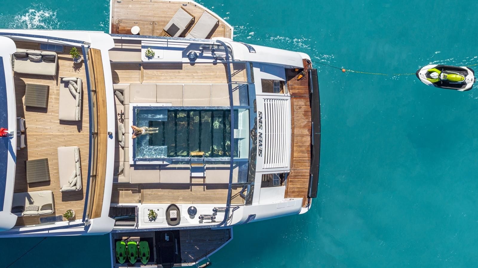 Charter Yacht SEVEN SINS - Sanlorenzo 52 Steel - 5 Cabins - Monaco - Cannes - St Tropez - Nice - Antibes - French Riviera