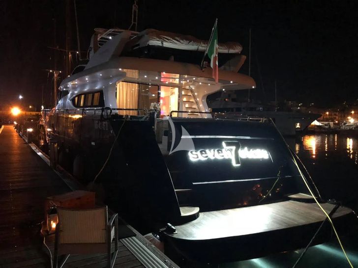 SEVEN STARS Antago 83 - docked at night SEVEN STARS Antago 83 - docked at night