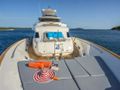 SEVENTH SENSE Ferretti 33m - foredeck bronzing area SEVENTH SENSE Ferretti 33m - foredeck bronzing area