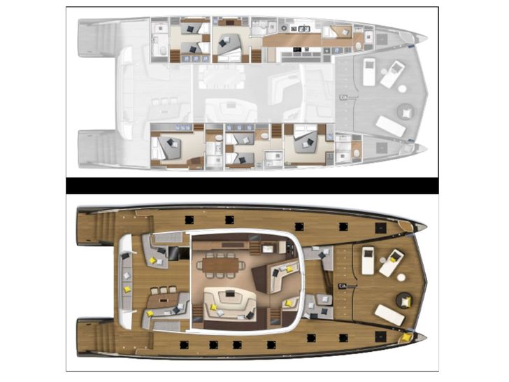 SIETE MARES Lagoon Seventy 8 Layout SIETE MARES Lagoon Seventy 8 Layout