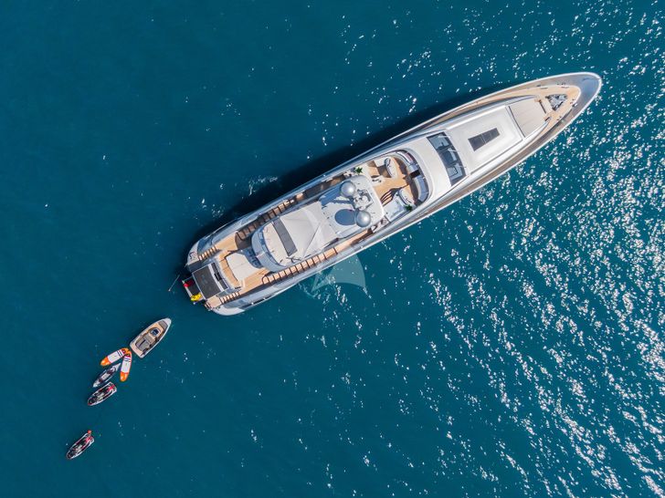 SILVER WIND ISA 140 - top aerial shot SILVER WIND ISA 140 - top aerial shot