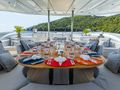 SILVER WIND ISA 140 - sundeck alfresco dining area SILVER WIND ISA 140 - sundeck alfresco dining area