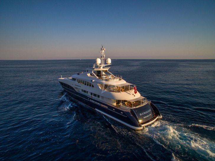 SIROCCO Heesen 47m Stern SIROCCO Heesen 47m Stern