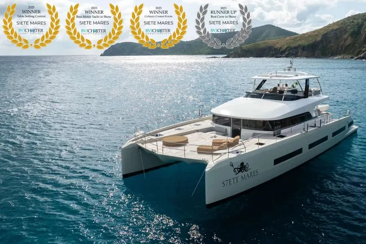 Charter Yacht SIETE MARES - Lagoon Seventy 8 - 4 Cabins - Tortola - Anegada - British Virgin Islands - Caribbean - Nassau - Bahamas