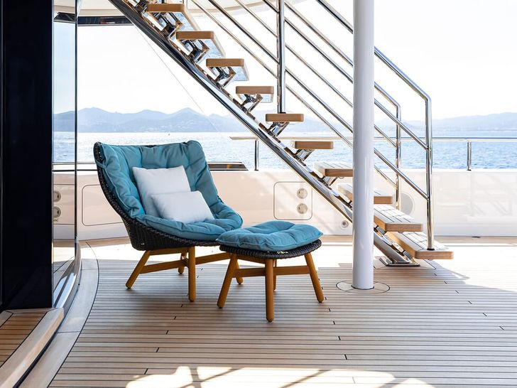 SOARING Abeking Rasmussen 68m deck relaxing spaces