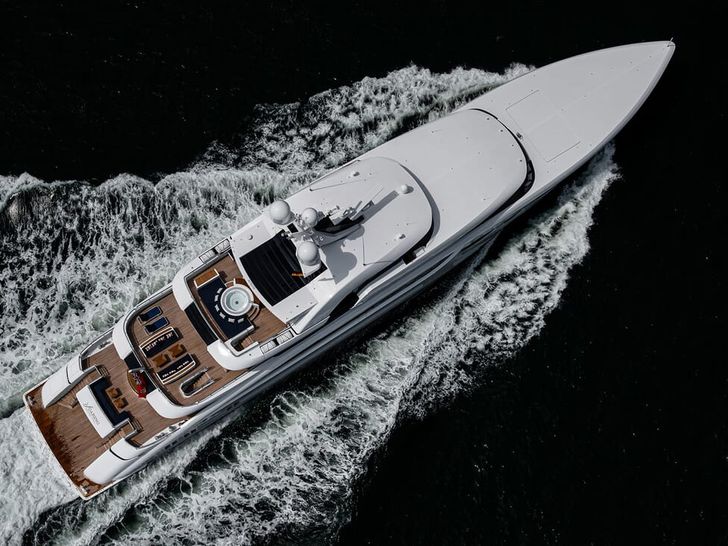 SOARING Abeking Rasmussen 68m from above