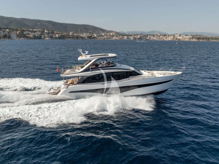 SOHAZ IV Princess Y72 - cruising side profile SOHAZ IV Princess Y72 - cruising side profile