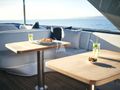 SOHAZ IV Princess Y72 - flybridge seating and dining area SOHAZ IV Princess Y72 - flybridge seating and dining area