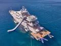 SOJO Benetti 54m - aerial shot with the water toys SOJO Benetti 54m - aerial shot with the water toys
