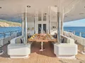 SOJO Benetti 54m - main aft deck alfresco dining SOJO Benetti 54m - main aft deck alfresco dining