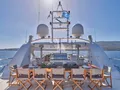 SOJO Benetti 54m - sundeck alfresco dining area SOJO Benetti 54m - sundeck alfresco dining area
