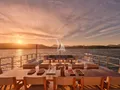 SOJO Benetti 54m - sundeck sunset dining SOJO Benetti 54m - sundeck sunset dining