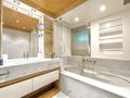 SOLAFIDE Benetti 52m master cabin bathroom