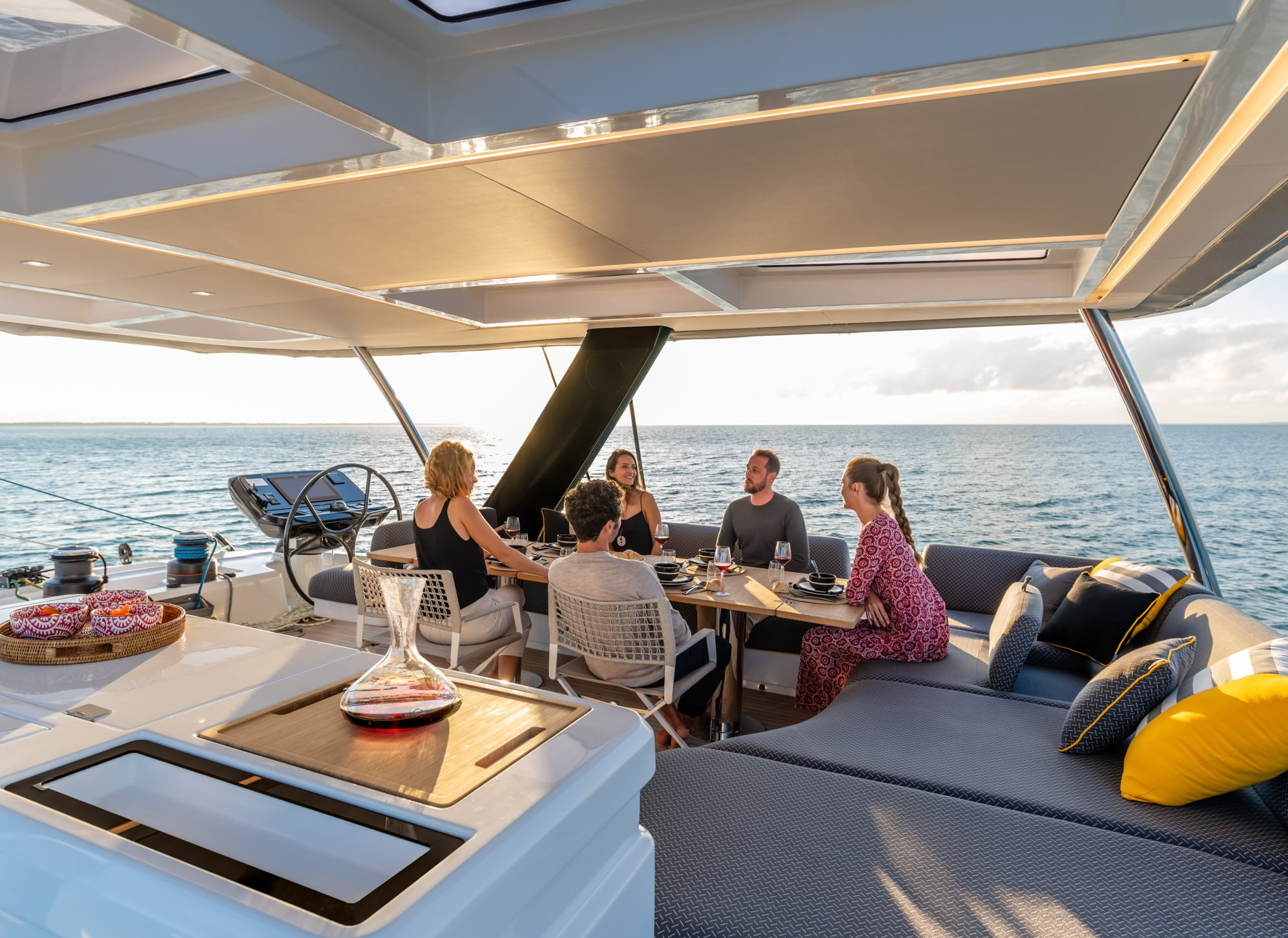 SOLEANIS III Lagoon 65 Amalfi Coast Flybridge