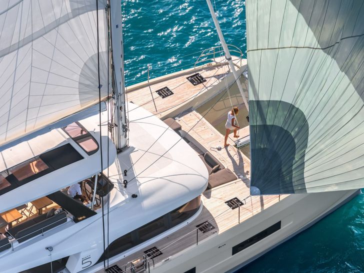 SOLEANIS III Lagoon Sixty 5 - aerial shot SOLEANIS III Lagoon Sixty 5 - aerial shot