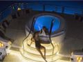 SOLUS Oceanco 53m - guests soaking in the sundeck jacuzzi at night SOLUS Oceanco 53m - guests soaking in the sundeck jacuzzi at night