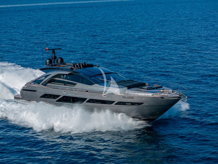 SOPHIA Pershing 9X - cruising side shot SOPHIA Pershing 9X - cruising side shot