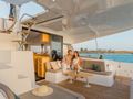 SOPHIE Lagoon 42 - aft alfresco lounge SOPHIE Lagoon 42 - aft alfresco lounge