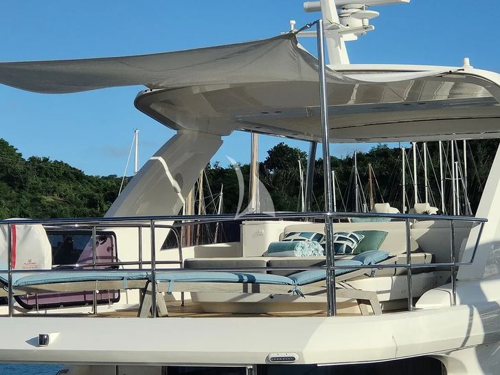 SORANA Princess 75 - flybridge aft SORANA Princess 75 - flybridge aft