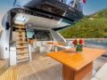 SOUL Riva Perseo 76 aft deck dining area