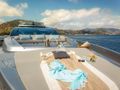 SOUL Riva Perseo 76 foredeck bronzing and lounging area