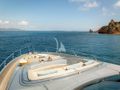 SOUL Riva Perseo 76 foredeck lounging area