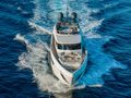 SOUTH Ferretti Custom Line Navetta 33 - cruising bow view SOUTH Ferretti Custom Line Navetta 33 - cruising bow view