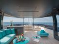 SOUTH Ferretti Custom Line Navetta 33 - flybridge seating SOUTH Ferretti Custom Line Navetta 33 - flybridge seating