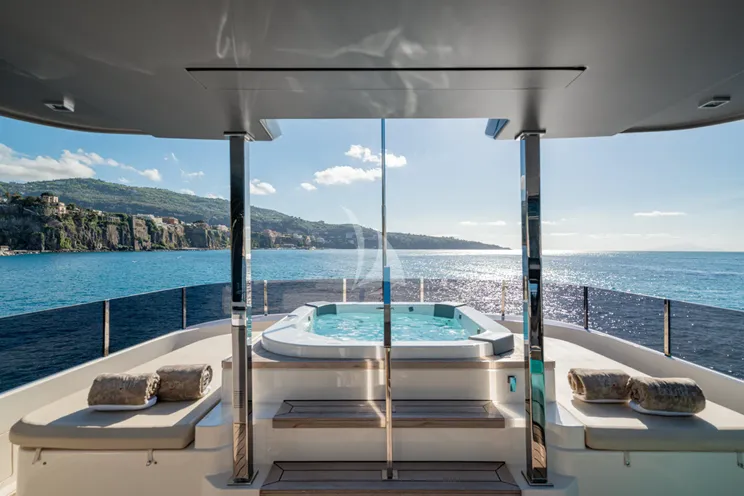 Charter Yacht SOUTH - Ferretti Custom Line Navetta 33 - 5 Cabins - Naples - Capri - Positano - Amalfi Coast