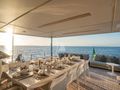 SOUTH Ferretti Custom Line Navetta 33 - main aft deck SOUTH Ferretti Custom Line Navetta 33 - main aft deck