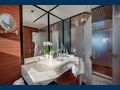 SOUTH Ferretti Custom Line Navetta 33 - master cabin bathroom