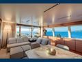 SOUTH Ferretti Custom Line Navetta 33 - sky lounge seating and dining area