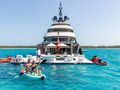 SOUTH Heesen 55m anchored with water toys SOUTH Heesen 55m anchored with water toys