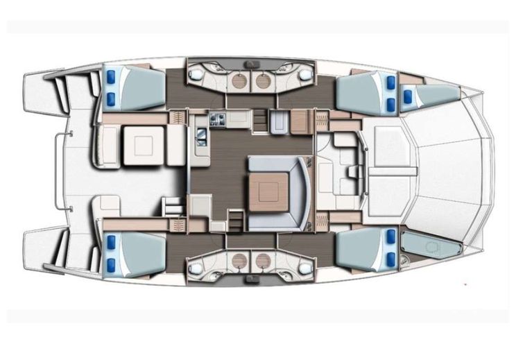 Layout for SOUTHERN SKY Leopard 51 - Layout