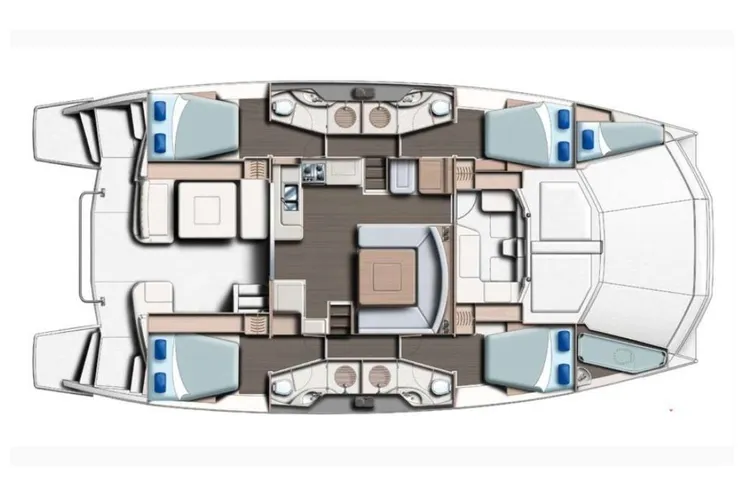 Layout for SOUTHERN SKY Leopard 51 - Layout