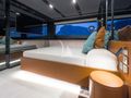 SPACE COWBOY Riva 88 Folgore - master cabin bed SPACE COWBOY Riva 88 Folgore - master cabin bed