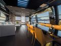 SPACE COWBOY Riva 88 Folgore - saloon and dining area SPACE COWBOY Riva 88 Folgore - saloon and dining area