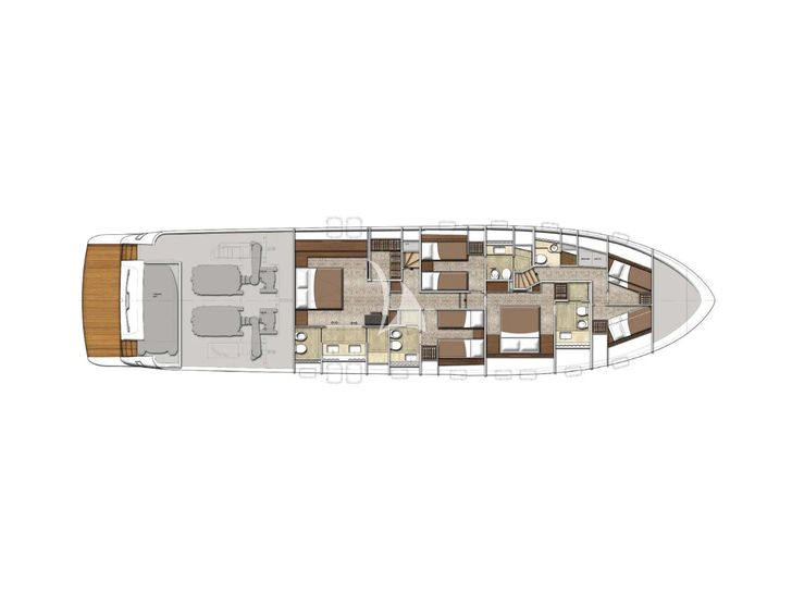 SQUALO Sanlorenzo SL86 - layout SQUALO Sanlorenzo SL86 - layout