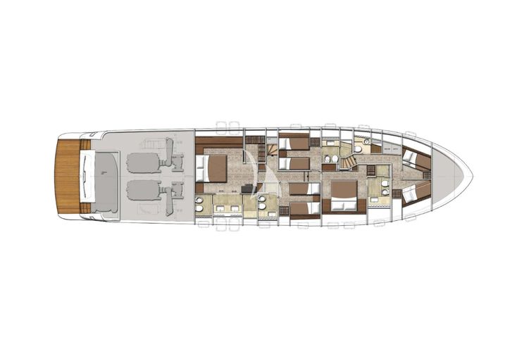 Layout for SQUALO Sanlorenzo SL86 - layout