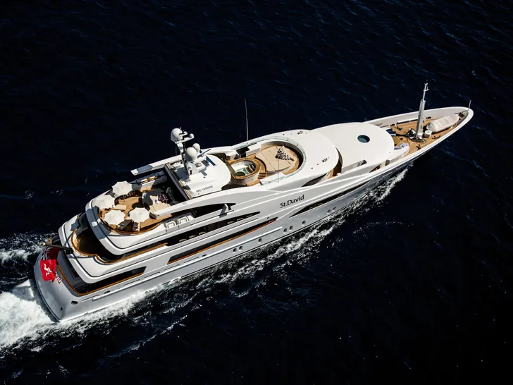 ST DAVID Benetti 60 Aerial Cruising ST DAVID Benetti 60 Aerial Cruising