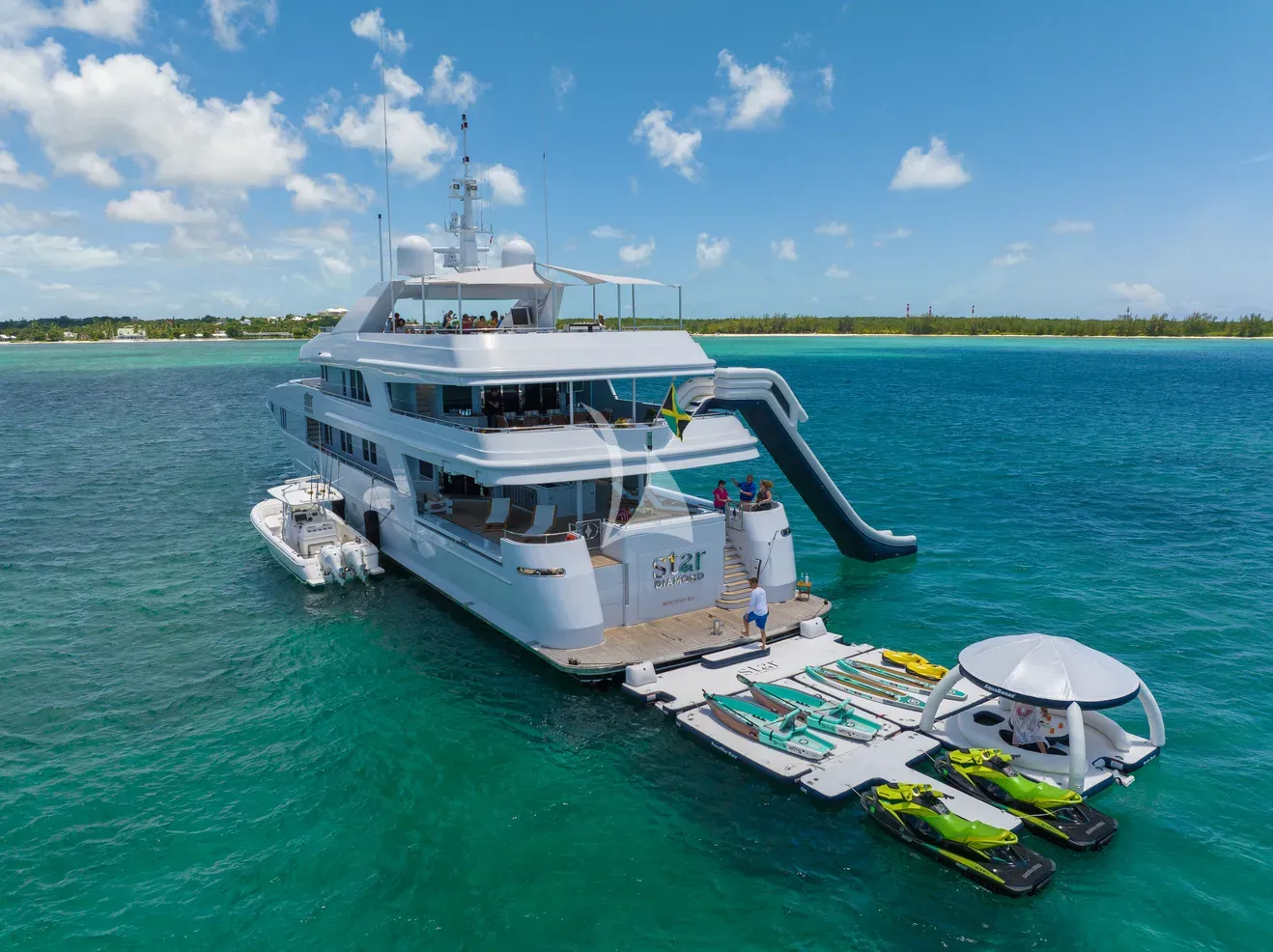 STAR DIAMOND Admiral 46m - anchored with water toys