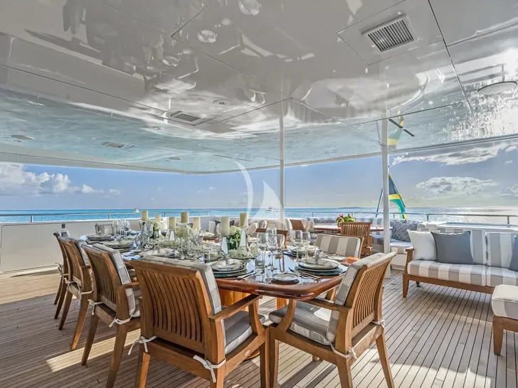 STAR DIAMOND Admiral 46m - sky deck aft STAR DIAMOND Admiral 46m - sky deck aft