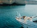 STARDUST OF MARY Sunseeker 86 aerial bow view