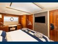 STARDUST OF MARY Sunseeker 86 master cabin and TV