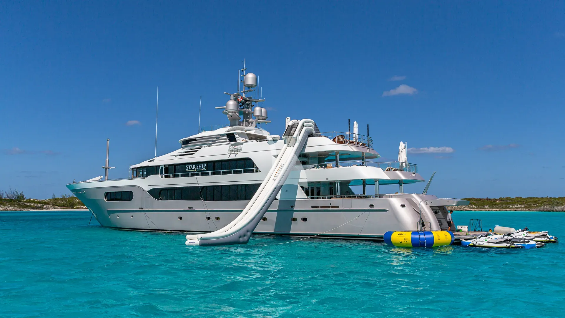STARSHIP 185 Delta Marine 185 - water slide set up