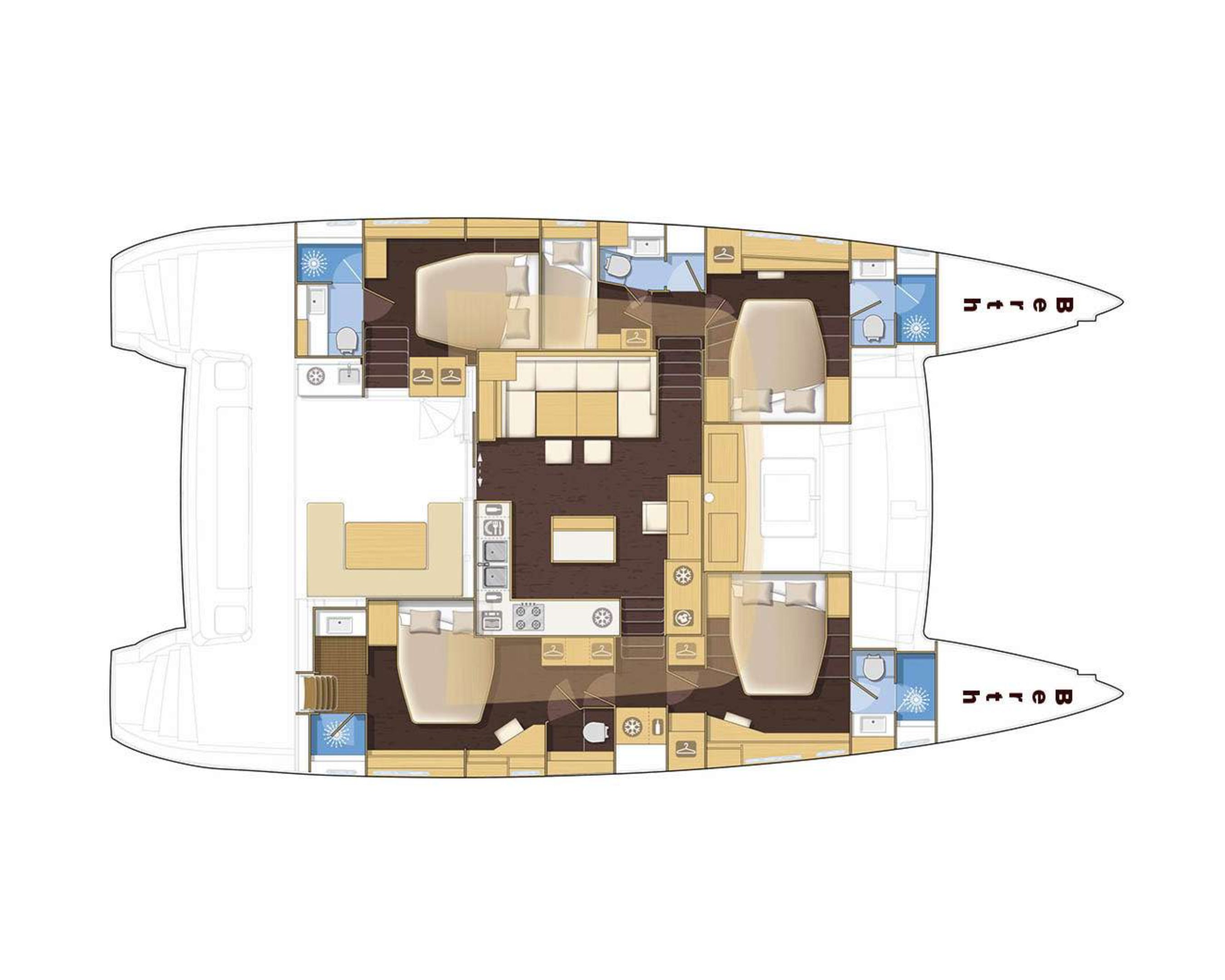 STARLIGHT Lagoon 560 - layout