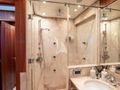 STAY SALTY Horizon P130 - master cabin main deck bathroom STAY SALTY Horizon P130 - master cabin main deck bathroom