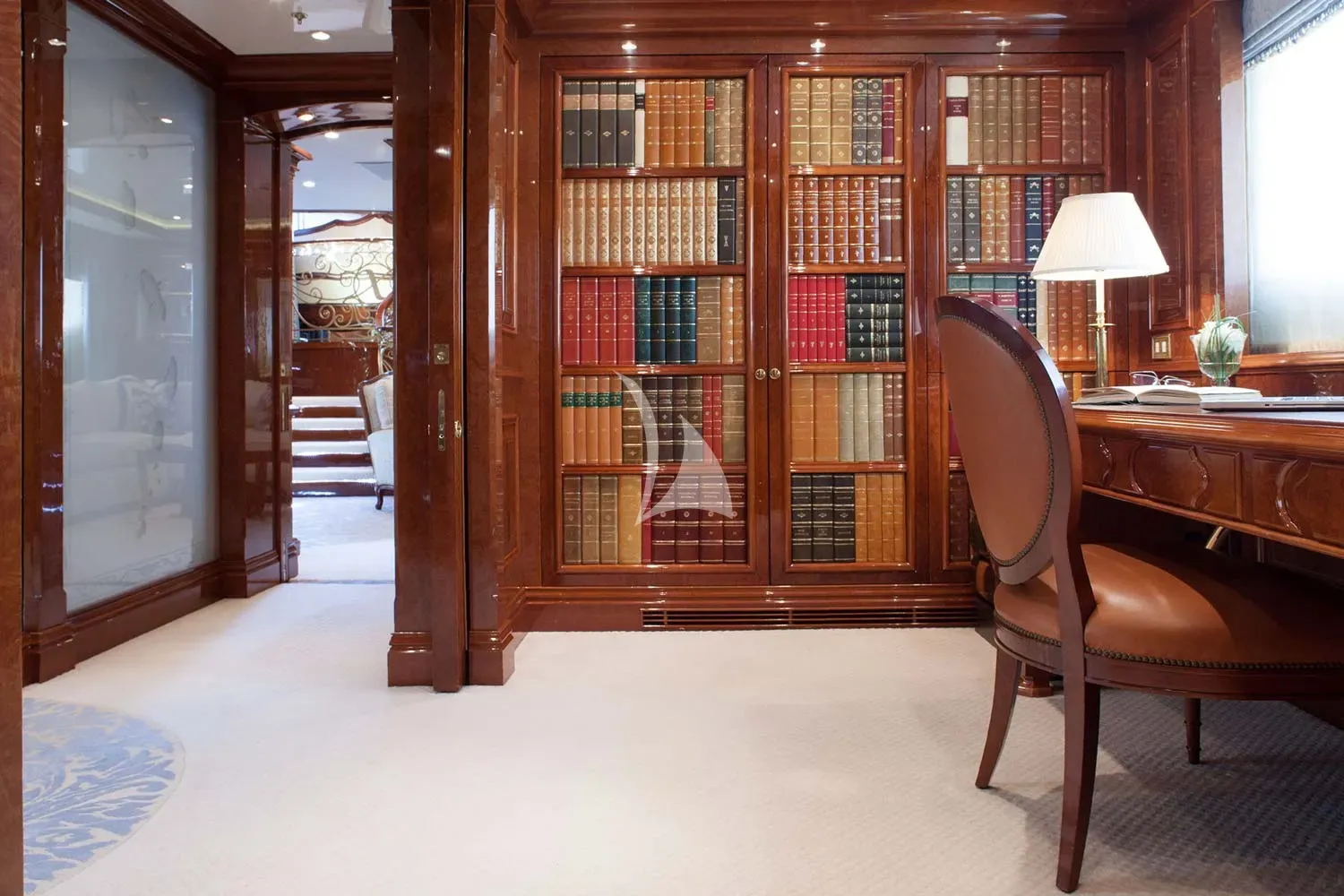 ST DAVID Benetti 60m - master cabin office