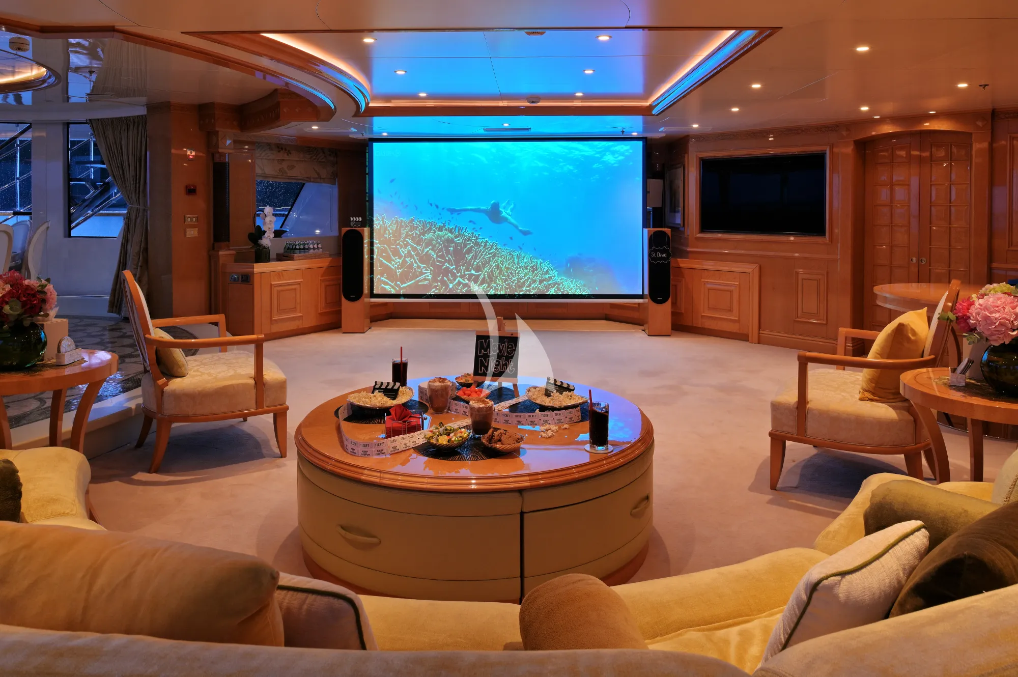 ST DAVID Benetti 60m - sky deck TV lounge